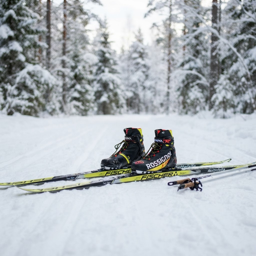 Skis de fond + chaussures pointure 43