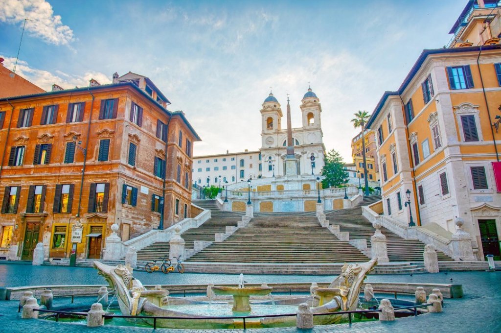 Dolce Vita Walk — Spanish Steps · Piazzas · Fountains