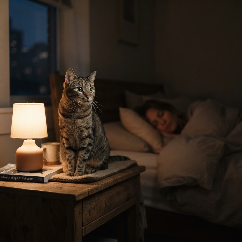 Gatto che si sveglia di notte: capire l'attività notturna e gestirla