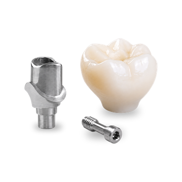 Custom Abutment + Monolithic Zirconia