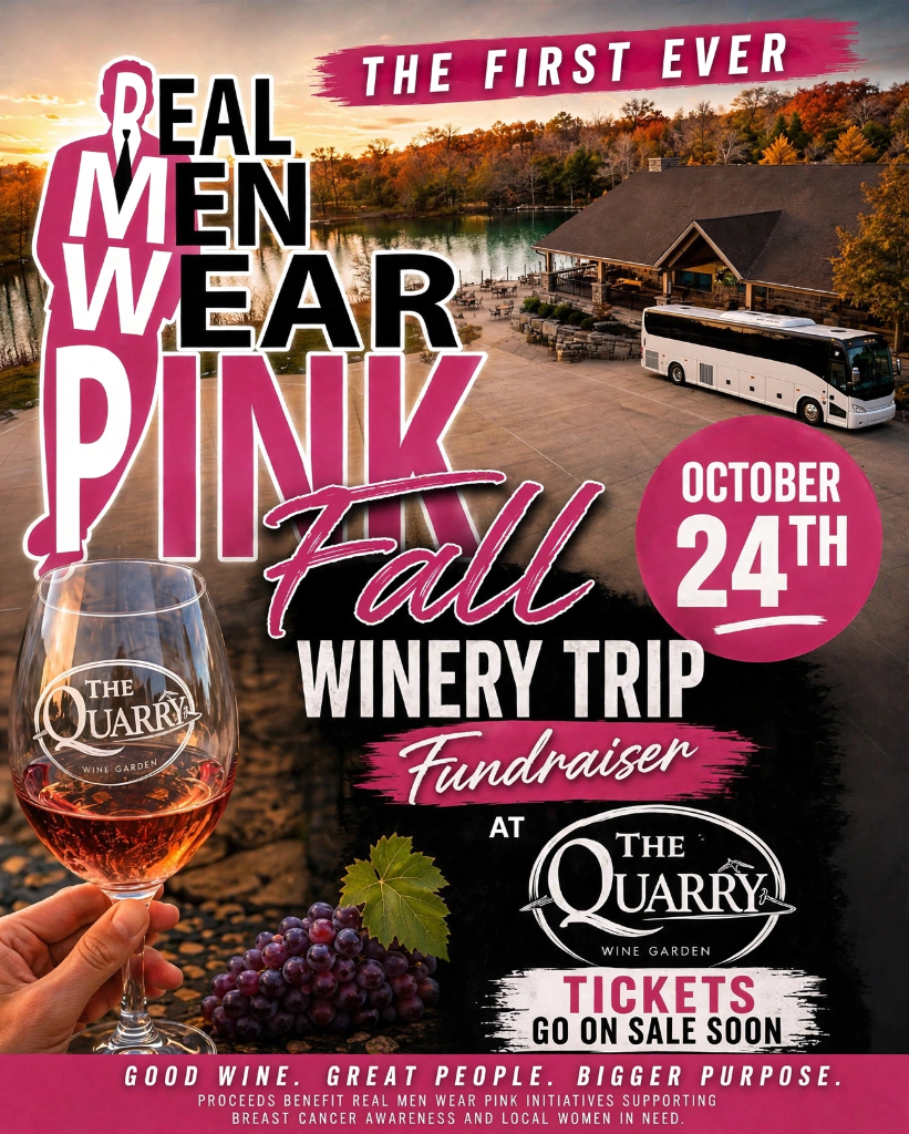 Real Men Wear Pink Fall Winery Trip Fundraiser