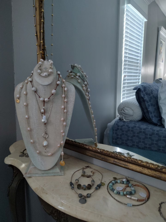 Handcrafted Jewelry by Suzanne McKinney — available in Bishop & Co. Kingsport cottages