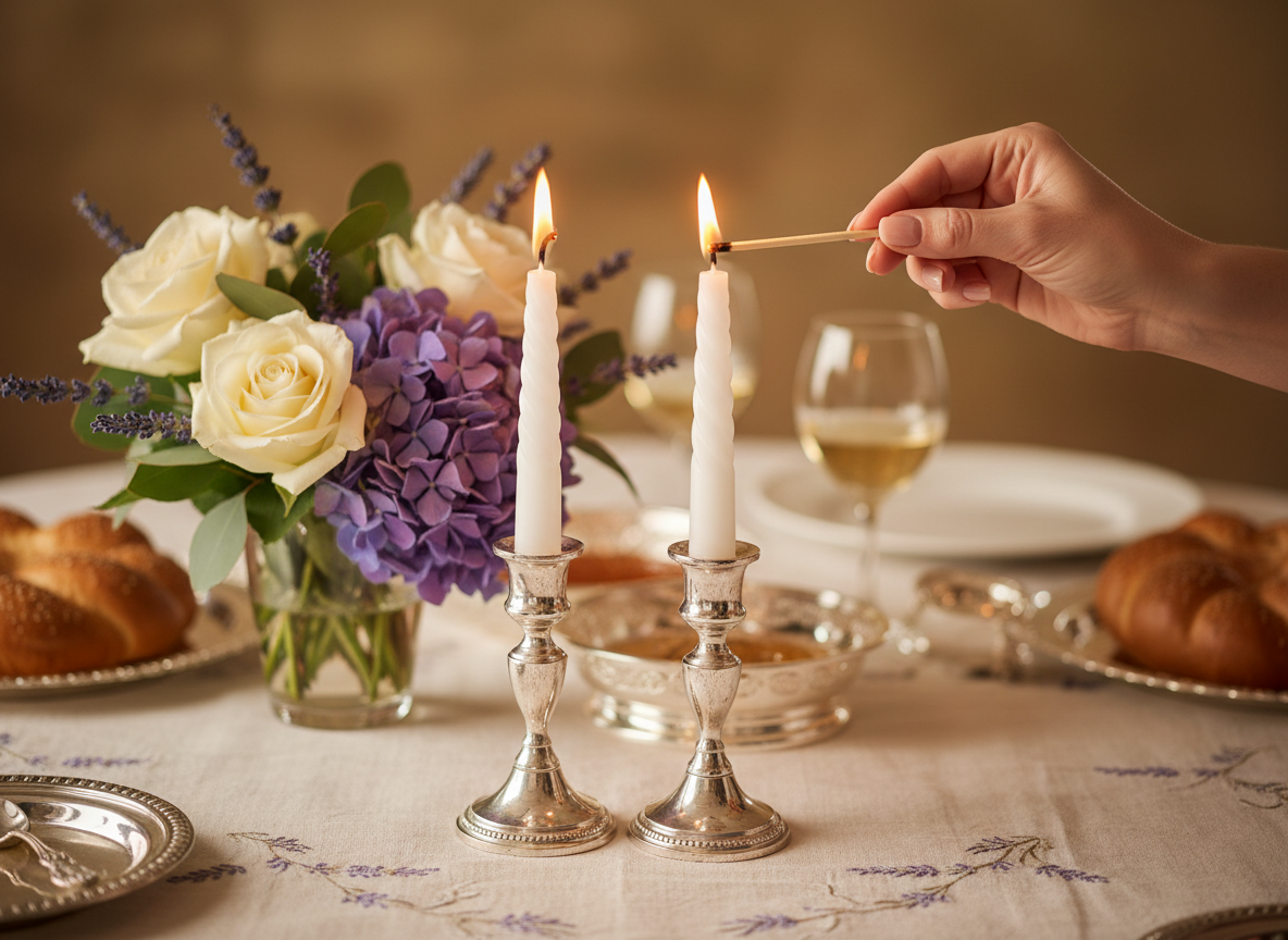 Shabbat candles