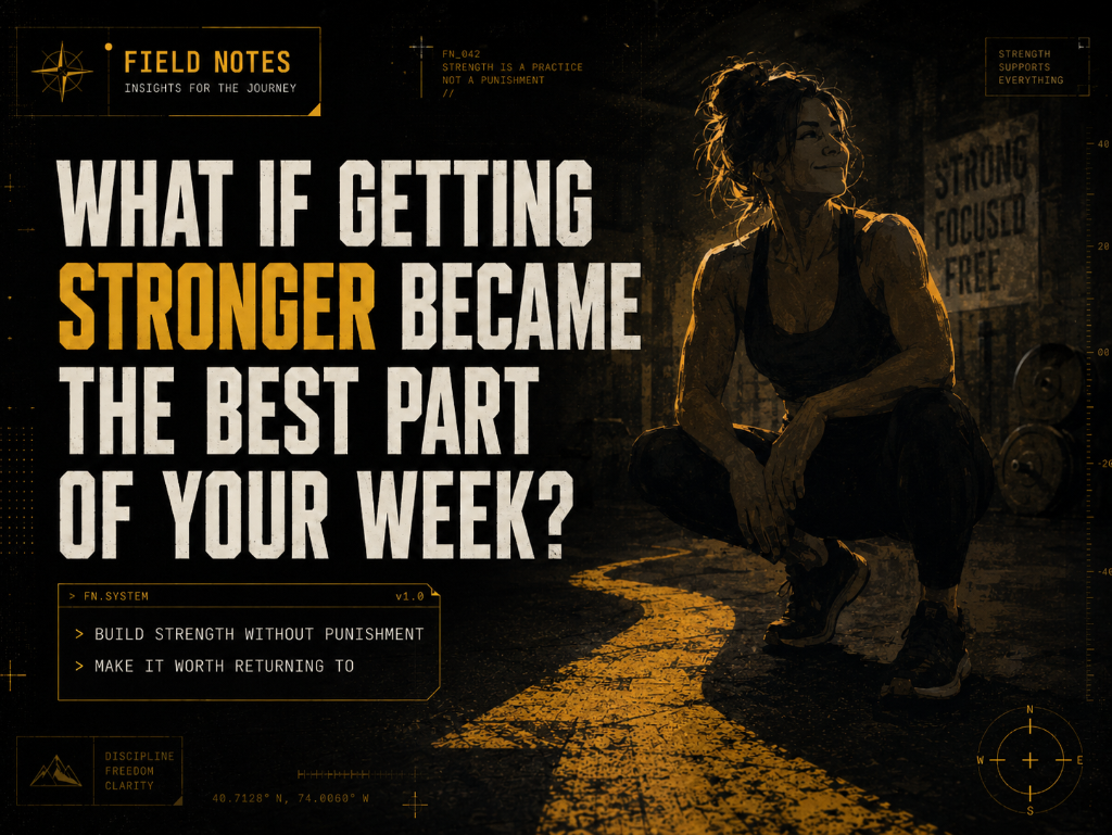 What If Getting Stronger Became the Best Part of Your Week?