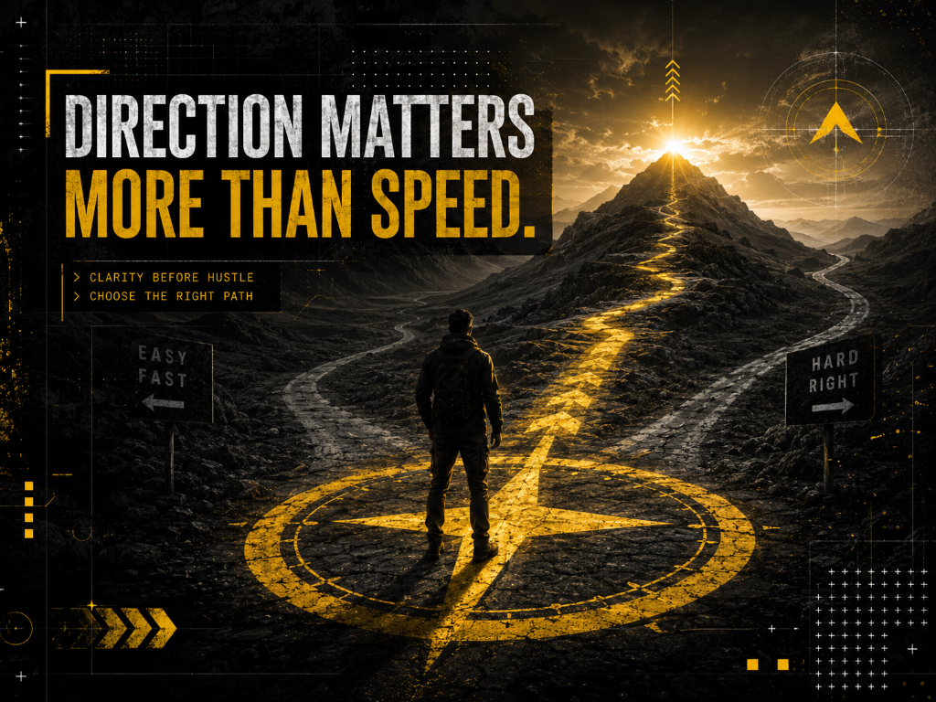 Direction Matters More Than Speed