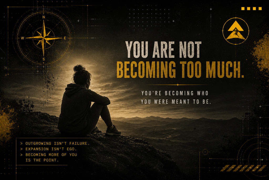 You Are Not Becoming Too Much