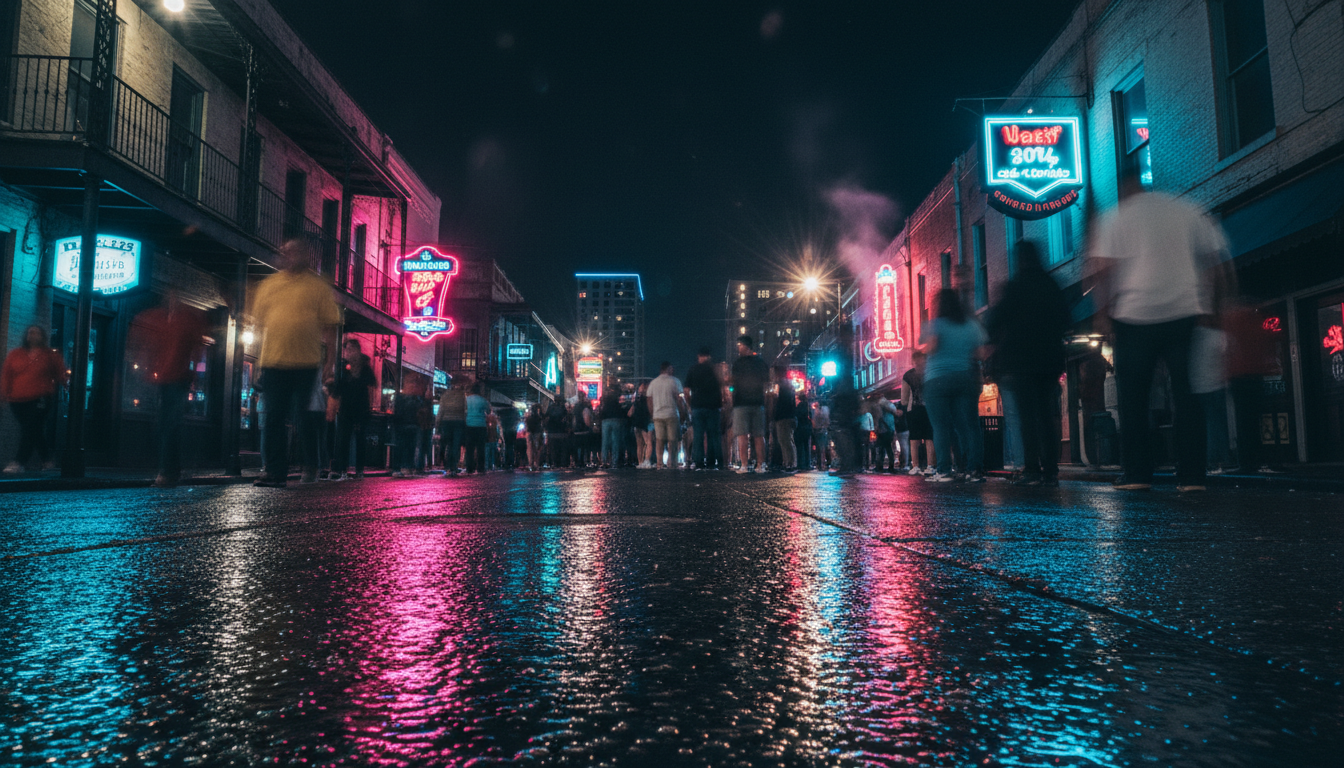 Austin 6th Street nightlife
