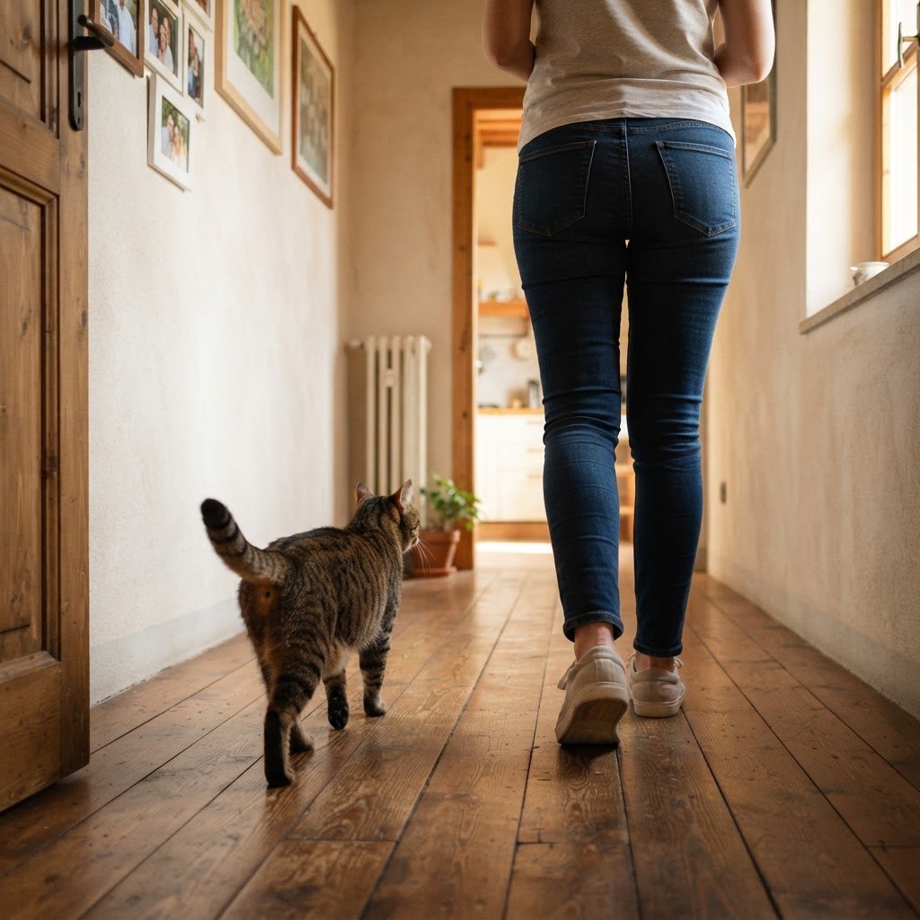 Perché il Gatto Segue il Proprietario Ovunque