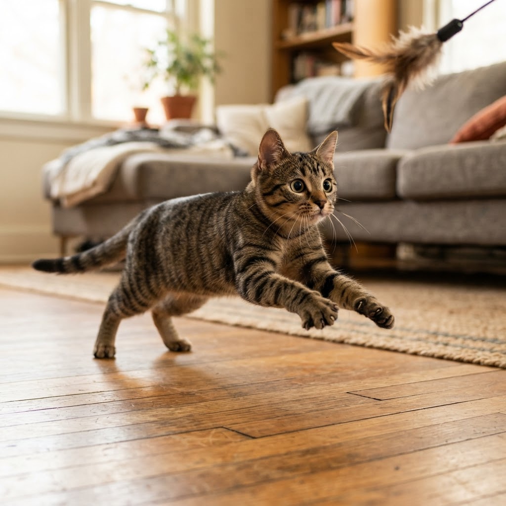 Il Gatto e il Gioco: Come Soddisfare l'Istinto Predatorio