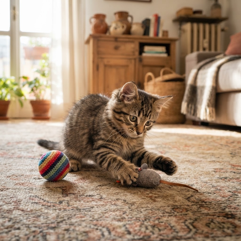 Giocattoli Sicuri per Gattini: Come Sceglierli