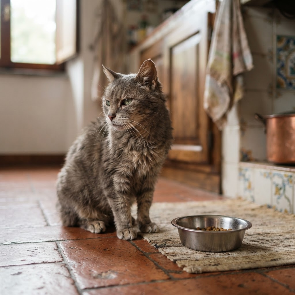 Gatto Anziano non Mangia: Cause, Allarmi e Cosa Fare