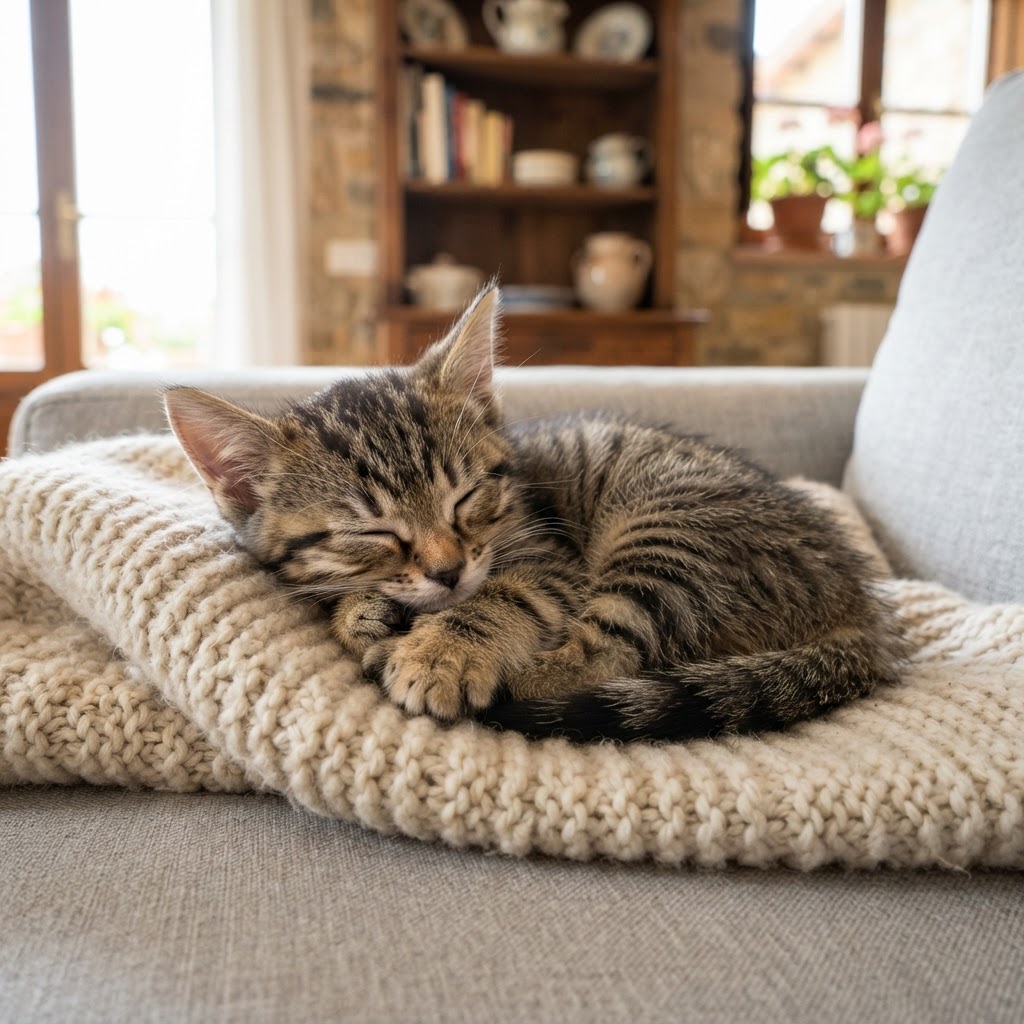 Il Gattino Dorme Troppo? Ore di Sonno Normali e Quando Preoccuparsi