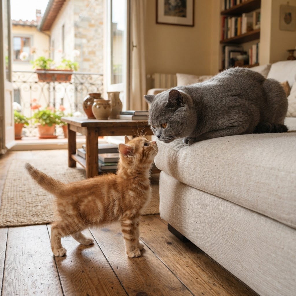 Come Presentare un Gattino a un Gatto Adulto: Guida Completa