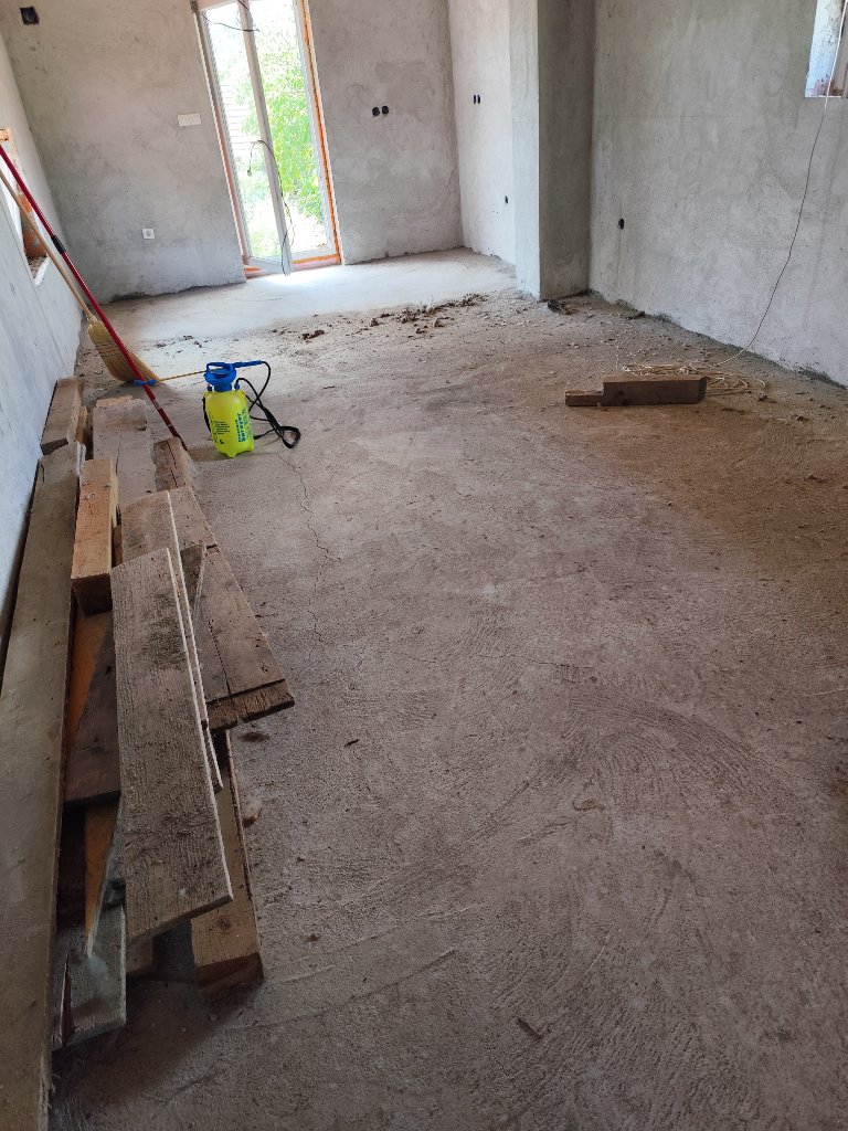 Baustellenreinigung während der Bauphase