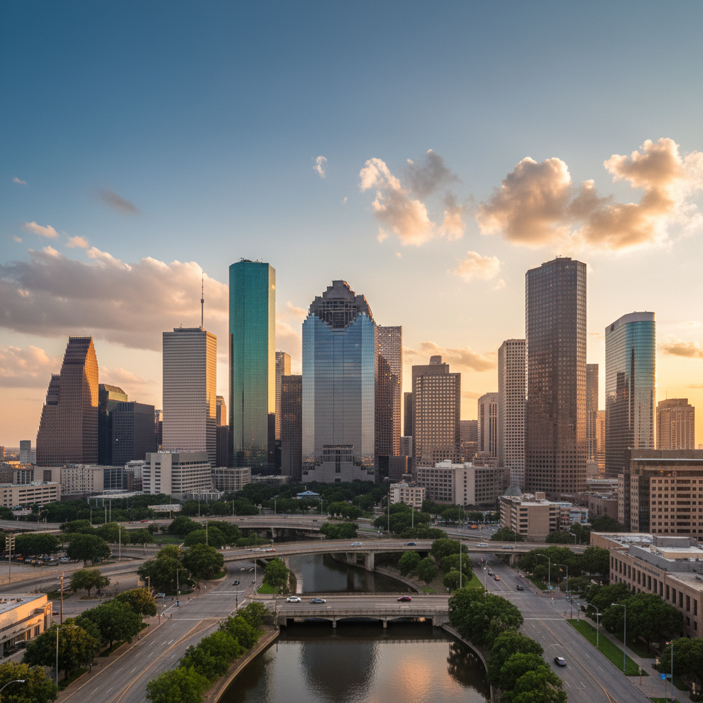 Houston Texas downtown skyline