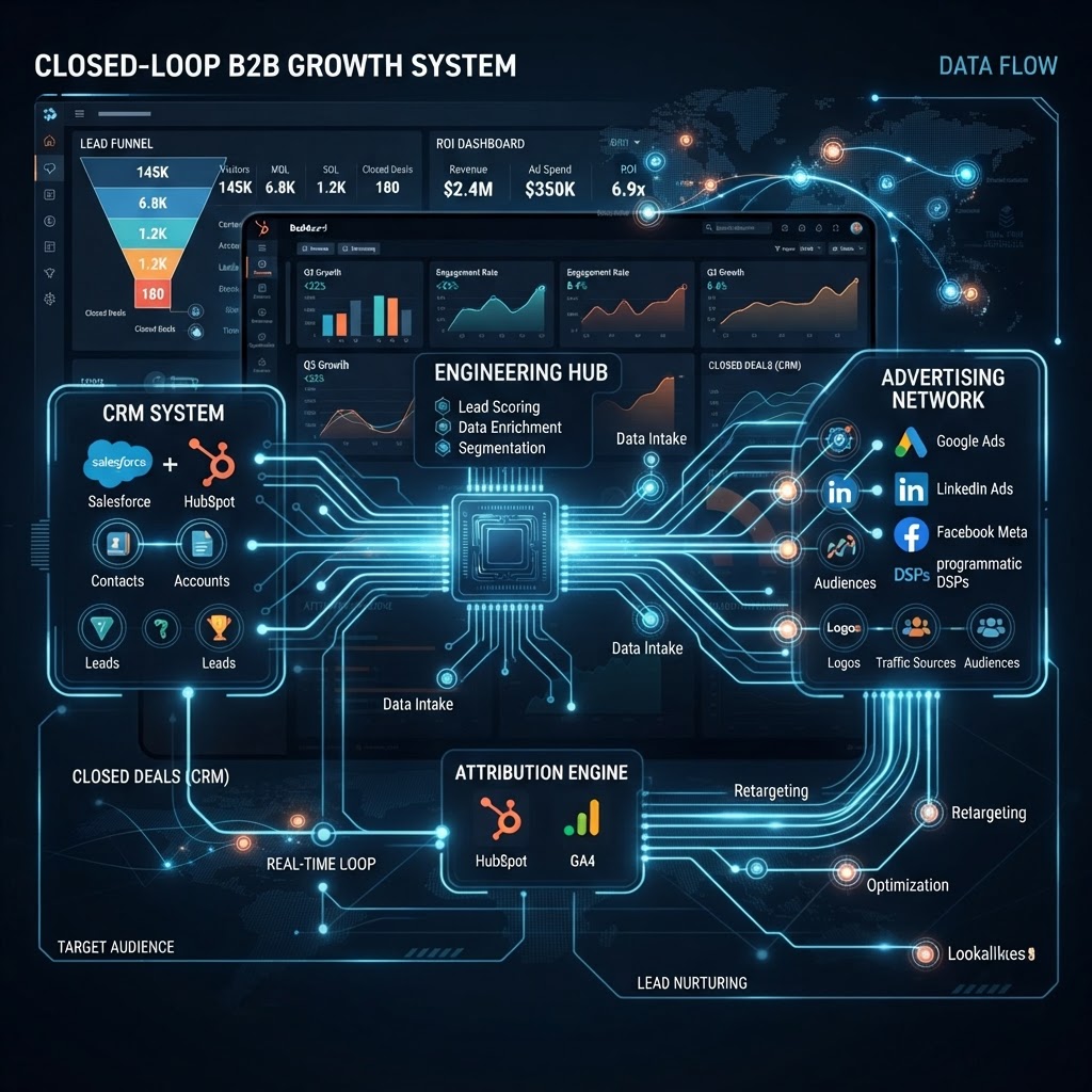The Engineering-Led Performance Engine: Why B2B Growth Fails Without a Closed-Loop Feedback System