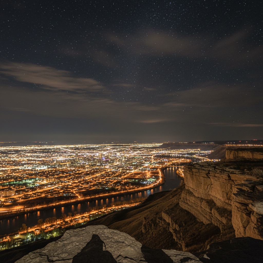 Billings, Montana aerial view
