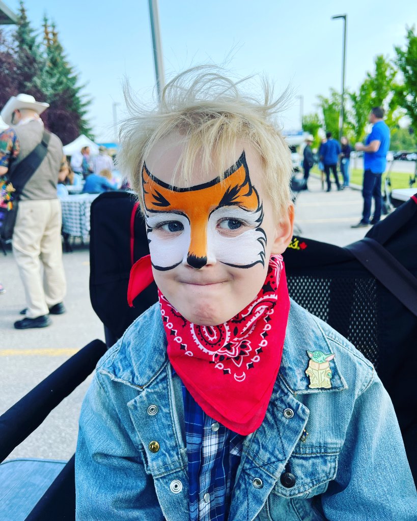 Fox face paint