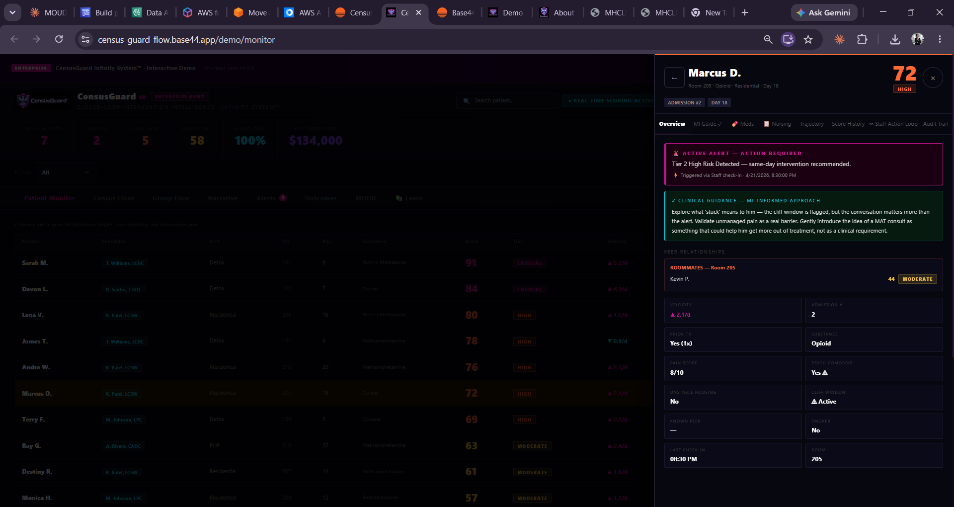 CensusGuard  template preview