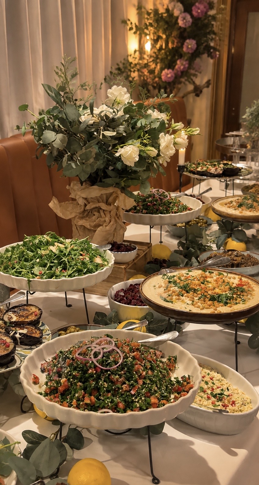 Mezze spread — private event