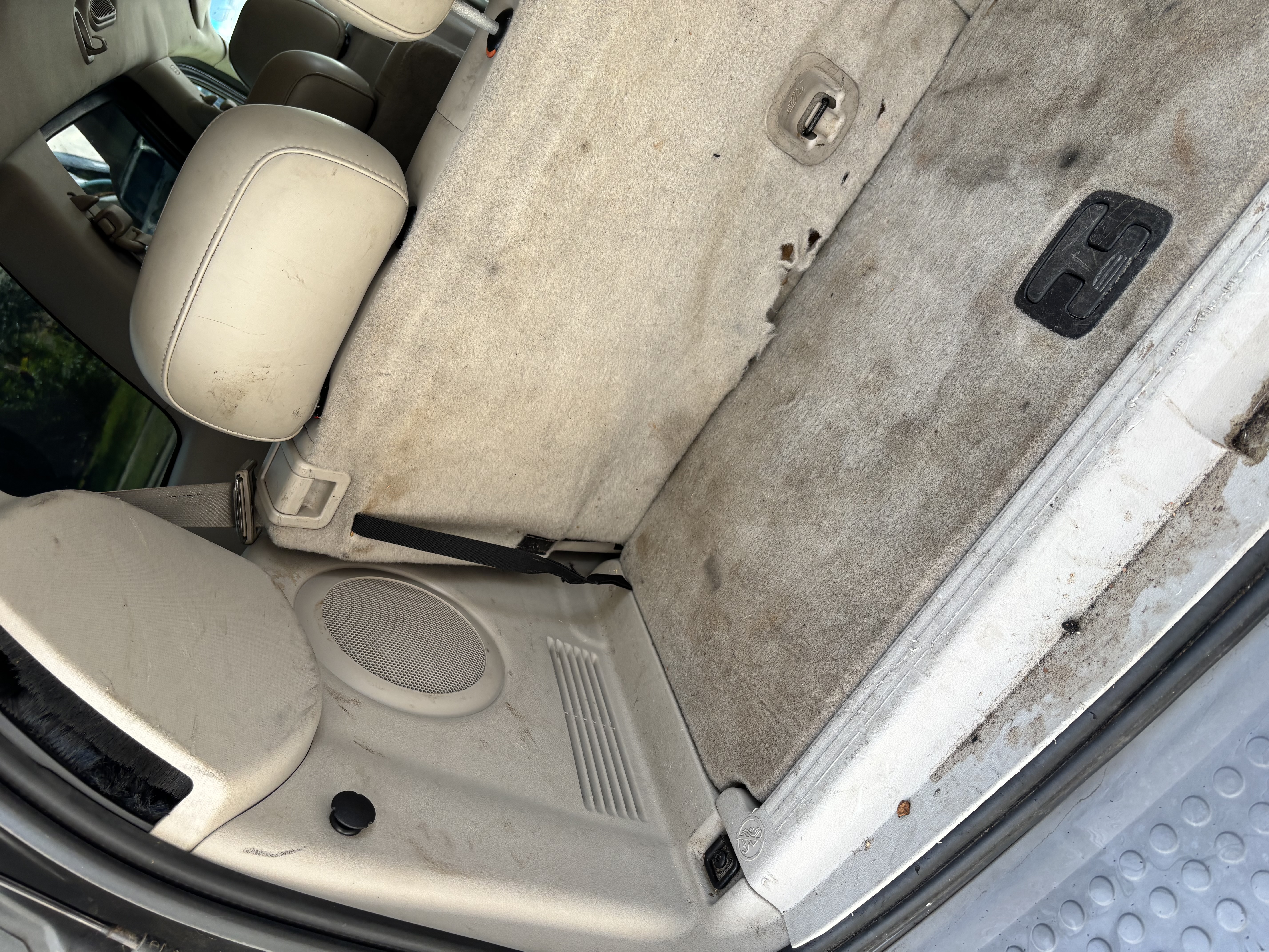 Rear cargo area restoration