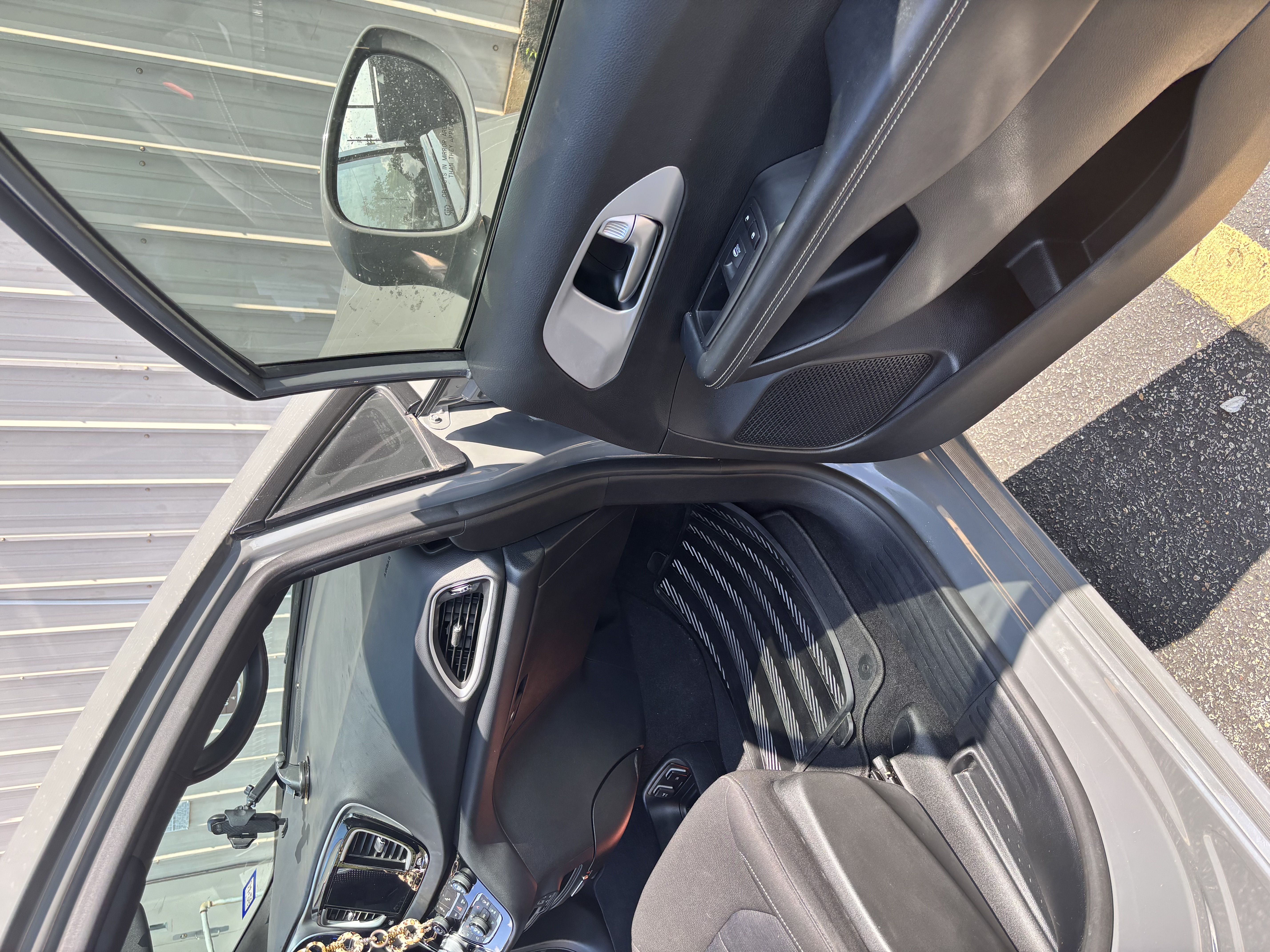 Front passenger interior detail
