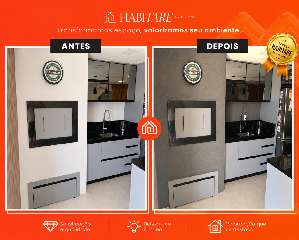 Placa Marmorizada · Cozinha