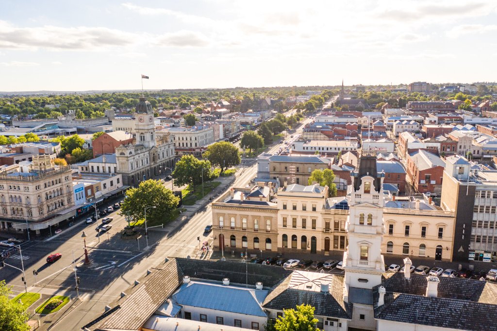 Ballarat historic streetscape — Pristine Properties Ballarat locally owned property maintenance services