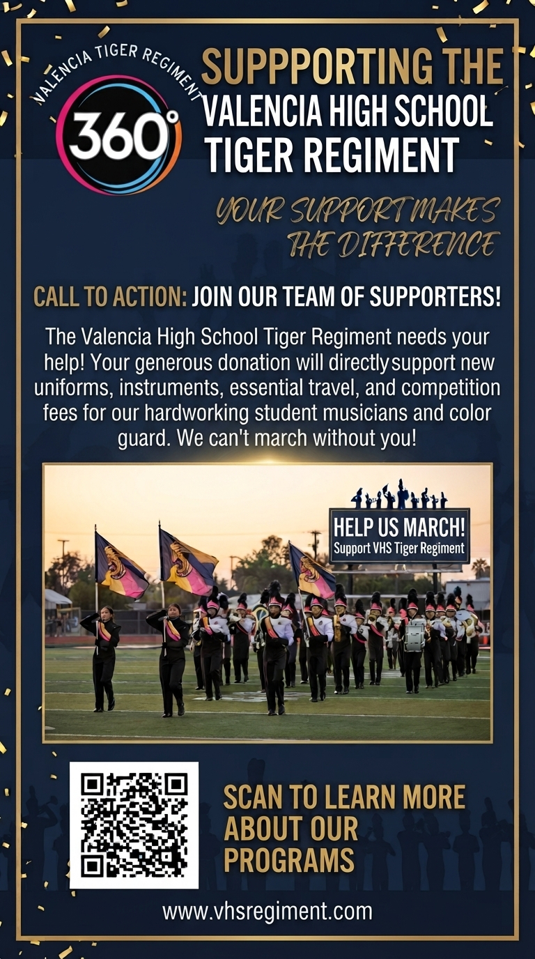 Supporting the Valencia High School Tiger Regiment