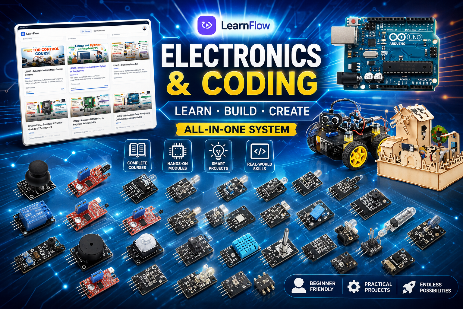 LearnFlow electronics & coding