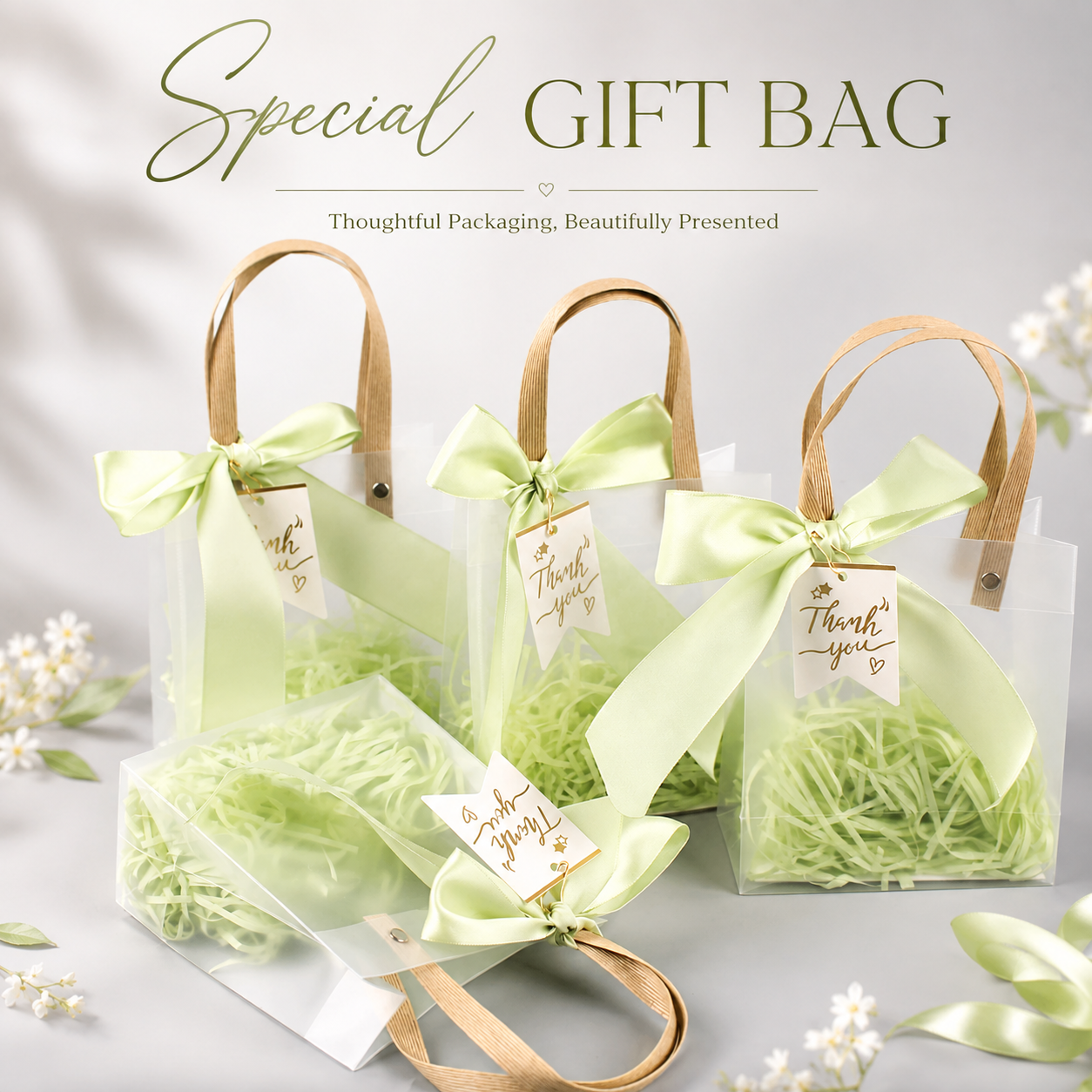 Special Gift Bag — Frosted Green