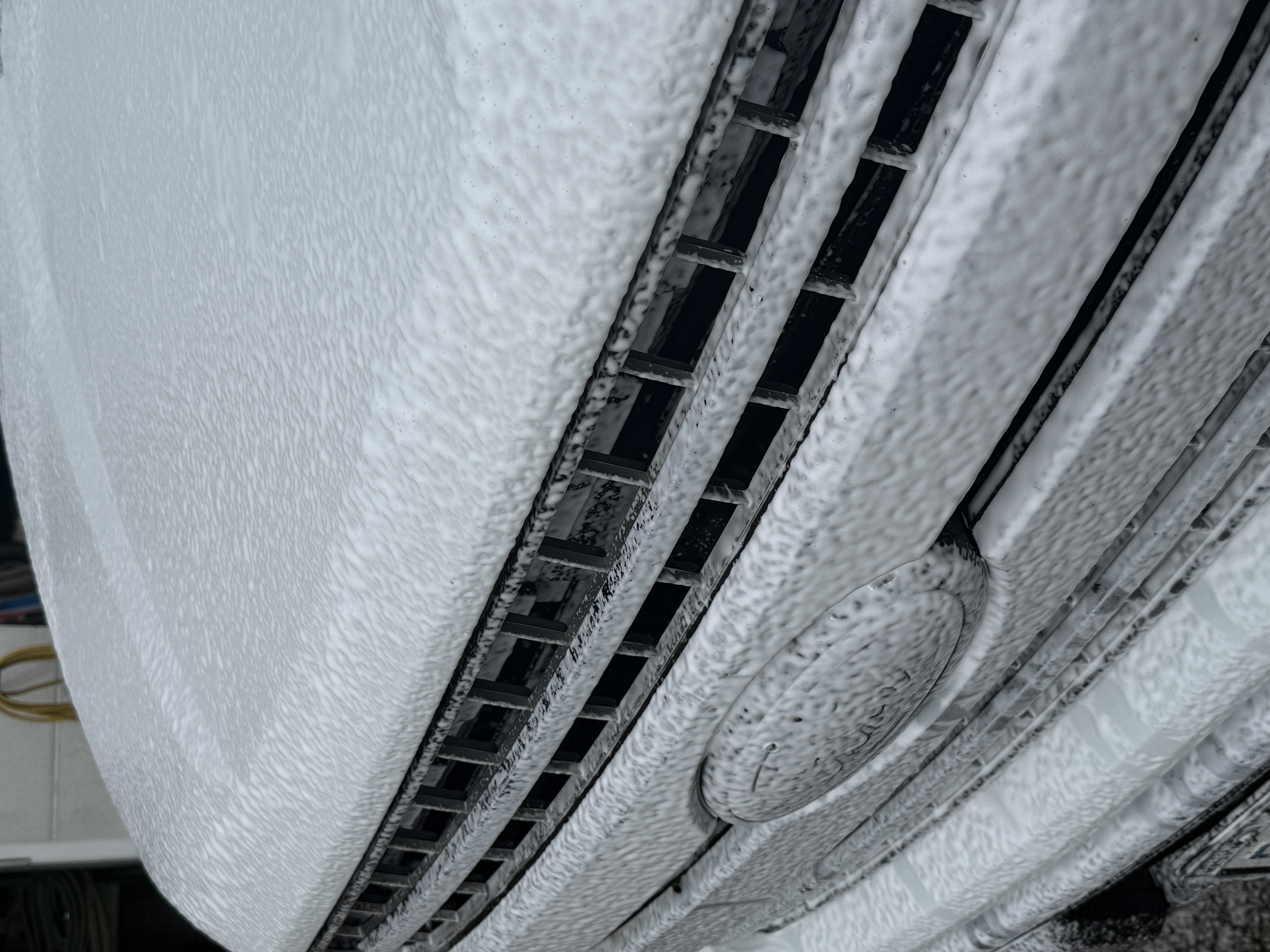 Vehicle covered in foam during a mobile hand wash by S&B Auto Detailing in Chillicothe, Ohio