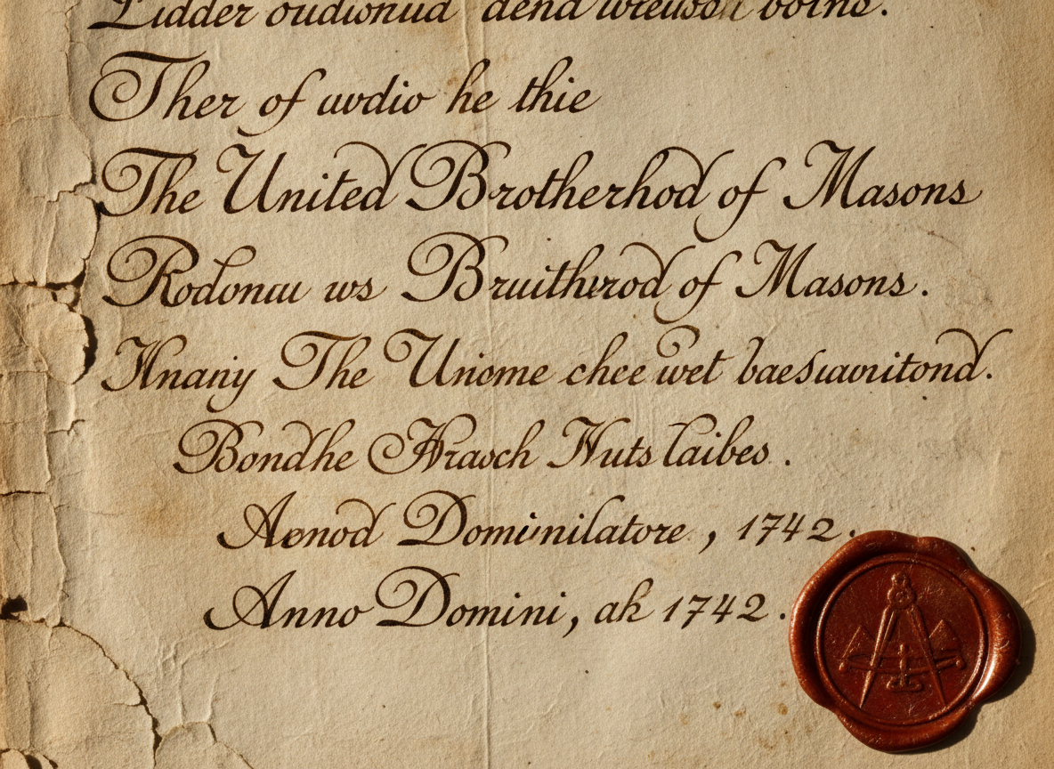 Historic lodge charter