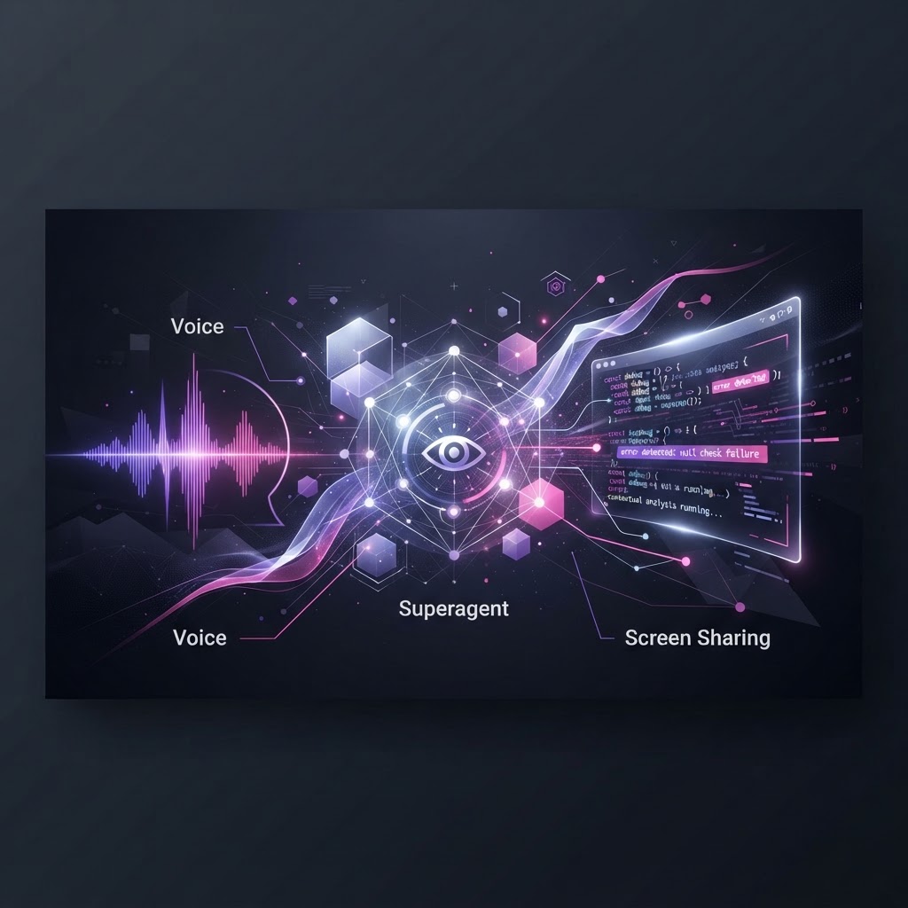 Stop Coding, Start Talking: Debugging with Superagent Voice and Screen Sharing