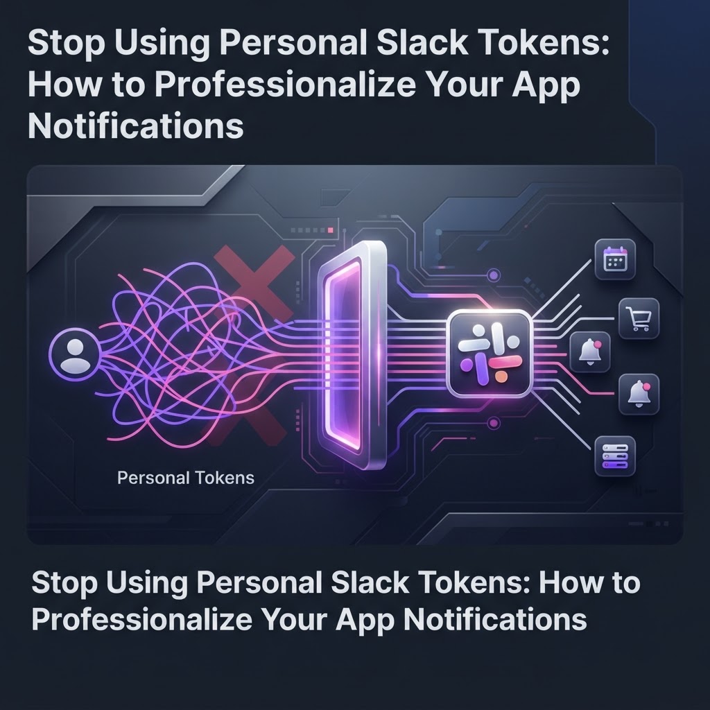 Stop Using Personal Slack Tokens: How to Professionalize Your App Notifications