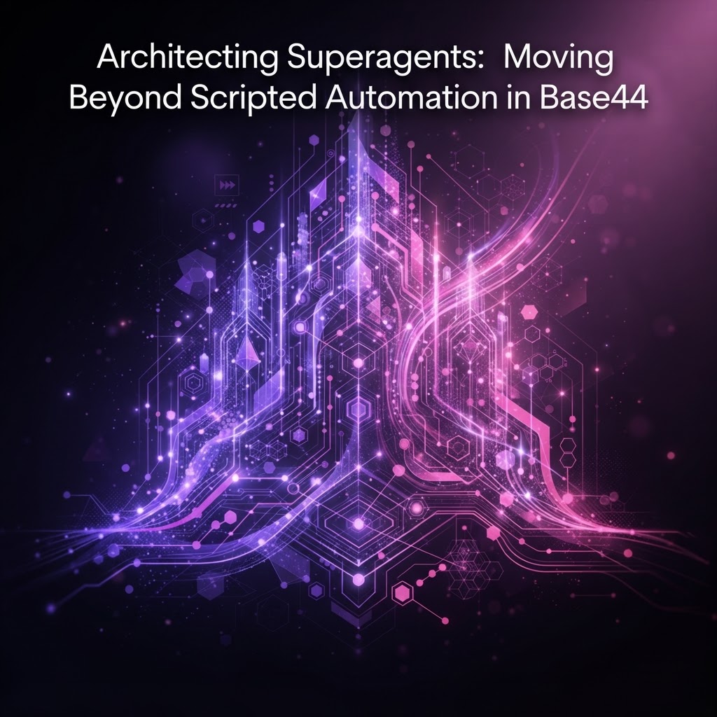 Architecting Superagents: Moving Beyond Scripted Automation in Base44