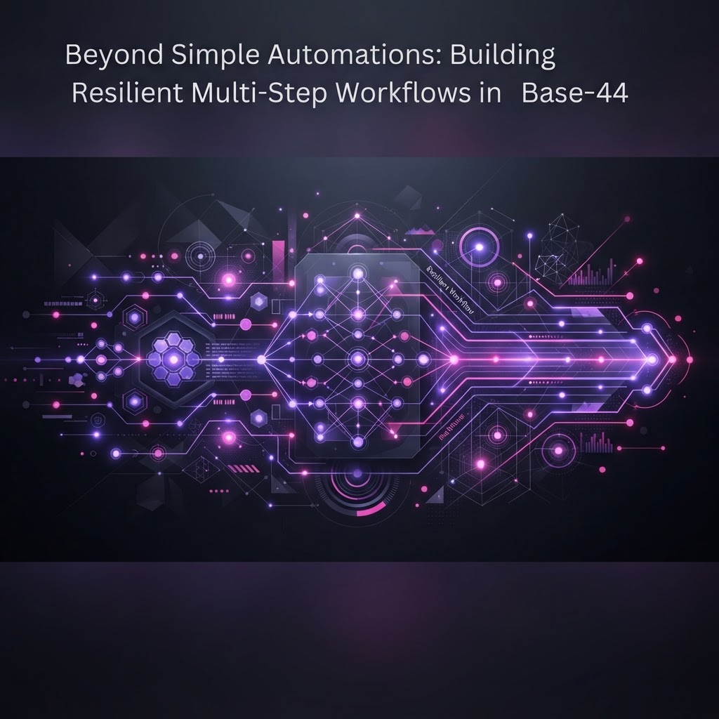 Beyond Simple Automations: Building Resilient Multi-Step Workflows in Base44