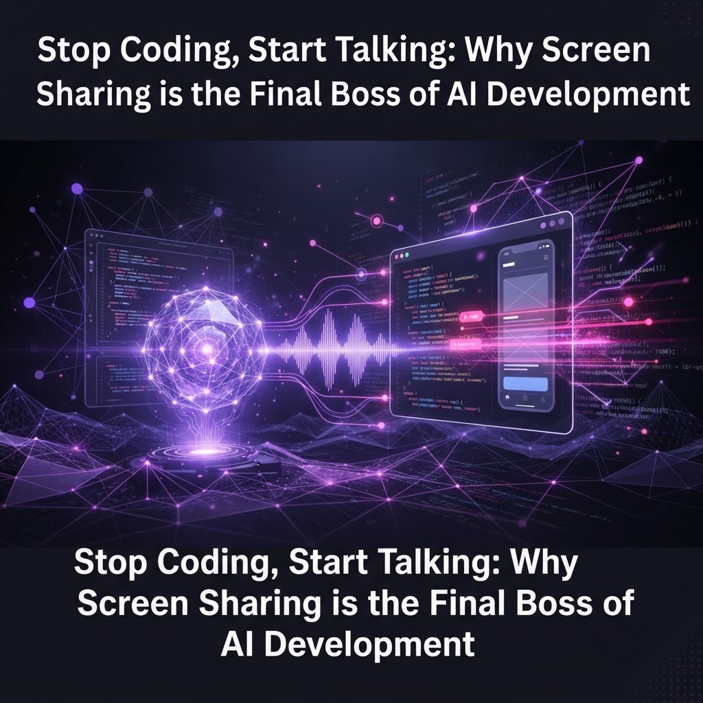 Stop Coding, Start Talking: Why Screen Sharing is the Final Boss of AI Development