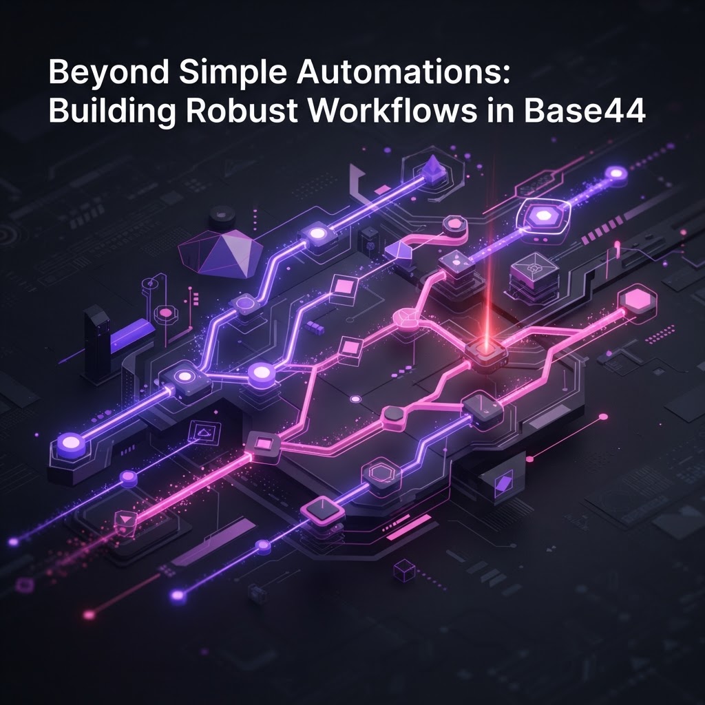 Beyond Simple Automations: Building Robust Workflows in Base44
