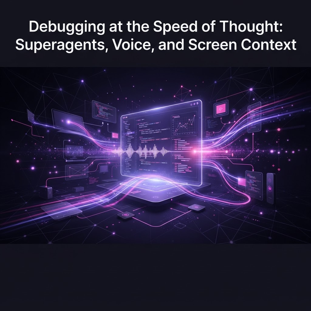 Debugging at the Speed of Thought: Superagents, Voice, and Screen Context