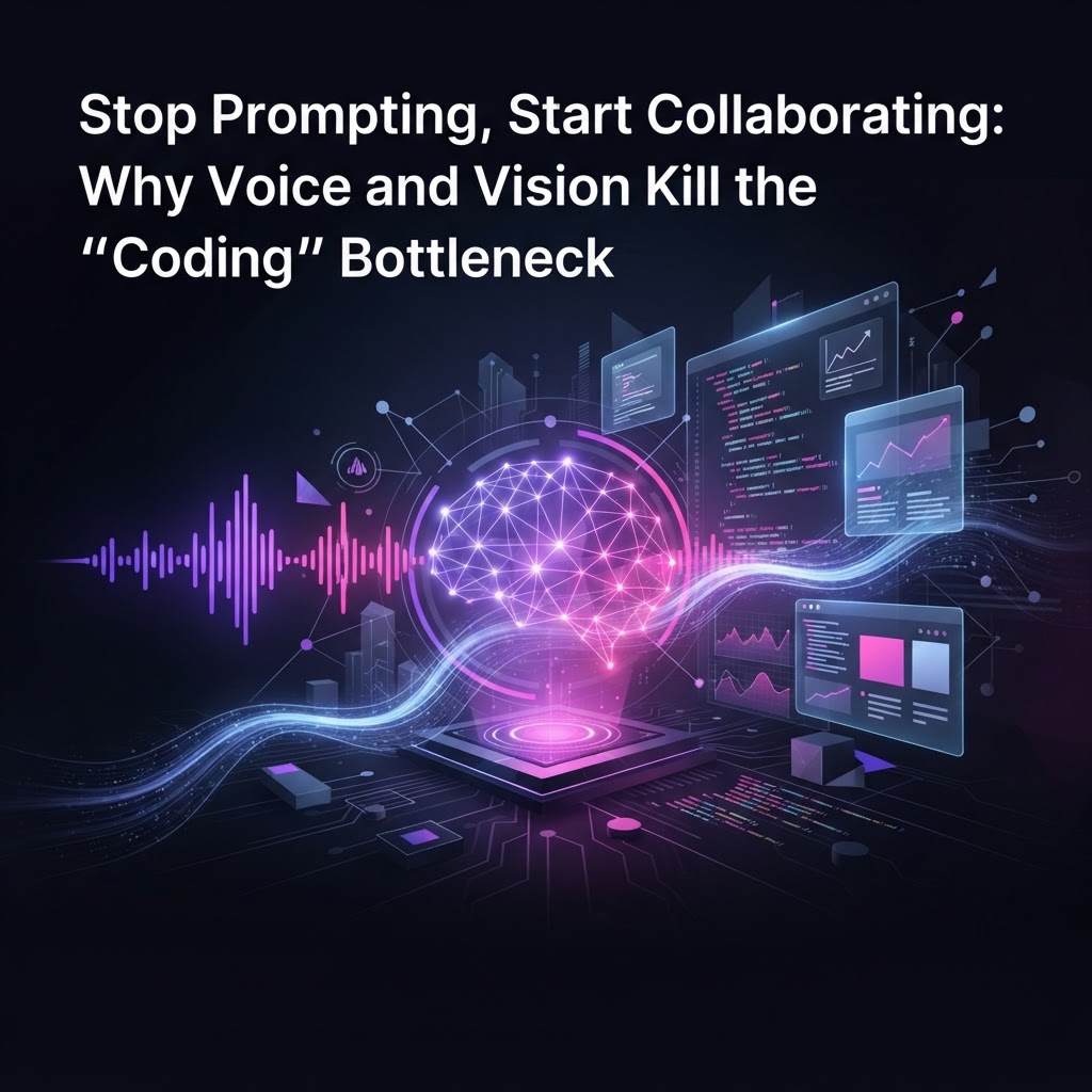 Stop Prompting, Start Collaborating: Why Voice and Vision Kill the 'Coding' Bottleneck