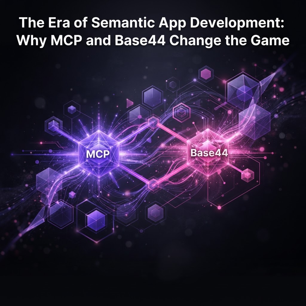 The Era of Semantic App Development: Why MCP and Base44 Change the Game