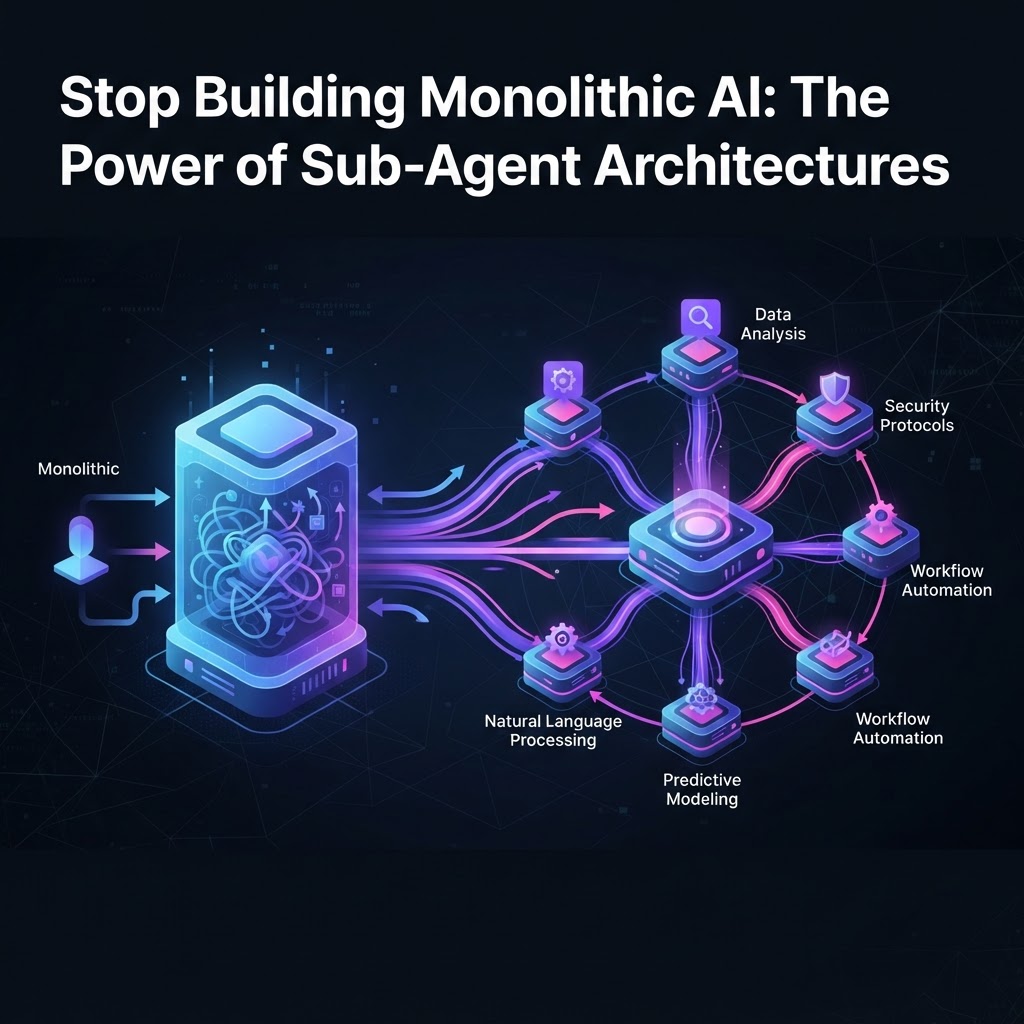 Stop Building Monolithic AI: The Power of Sub-Agent Architectures