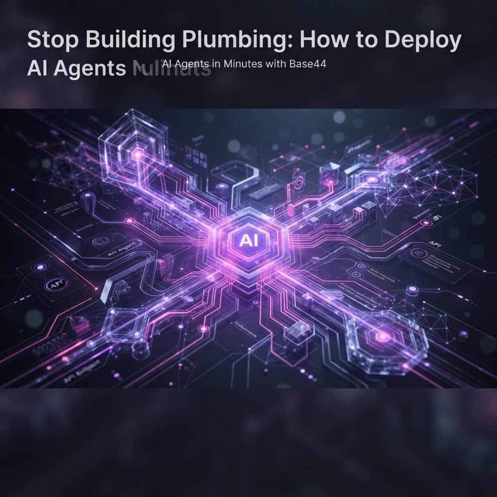Stop Building Plumbing: How to Deploy AI Agents in Minutes with Base44