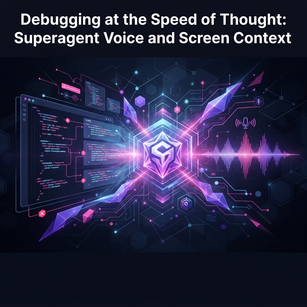 Debugging at the Speed of Thought: Superagent Voice and Screen Context
