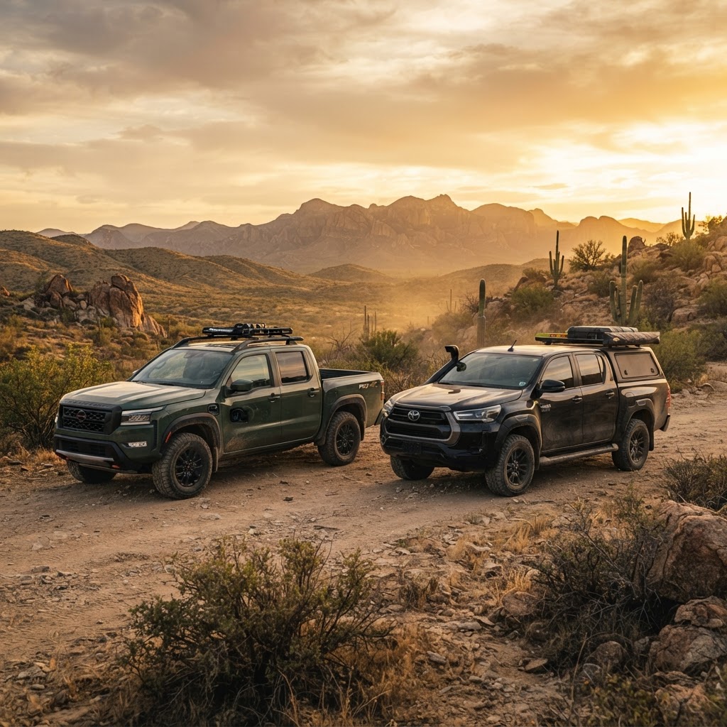 Nissan Frontier Pro PHEV vs Toyota Hilux: Duelo de titanes en México