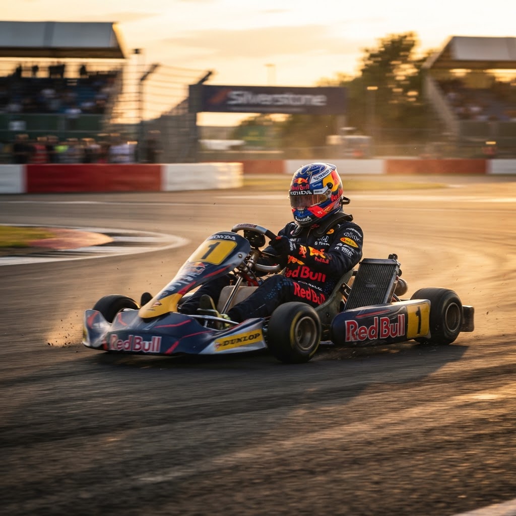 Max Verstappen se enfrenta a 100 rivales en un reto histórico de karting