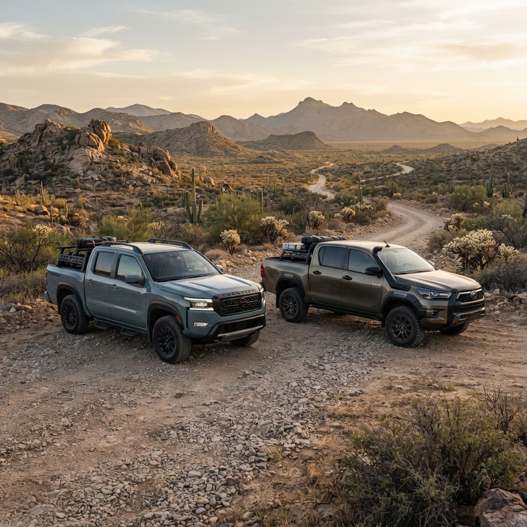 Nissan Frontier PHEV vs Toyota Hilux MHEV: Duelo de titanes en México