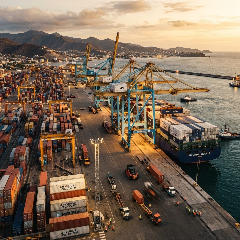 Hyundai Glovis abre ruta logística de México hacia Uzbekistán desde Manzanillo