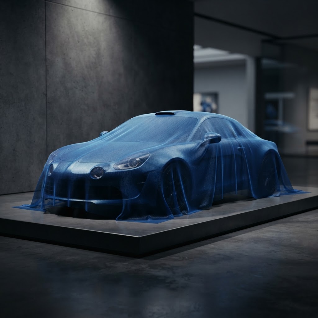 Alpine A110: La tercera generación se adelanta con una escultura conceptual